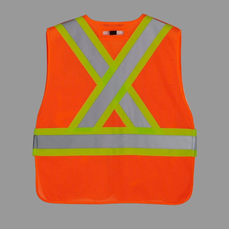Load image into Gallery viewer, L01180 - Patrol - DISCONTINUED - Mesh Hi-Vis 5 Point Tear Away Vest - One Size
