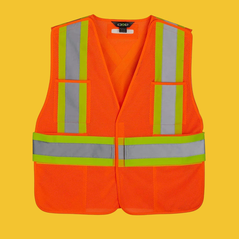 Load image into Gallery viewer, L01180 - Patrol - DISCONTINUED - Mesh Hi-Vis 5 Point Tear Away Vest - One Size