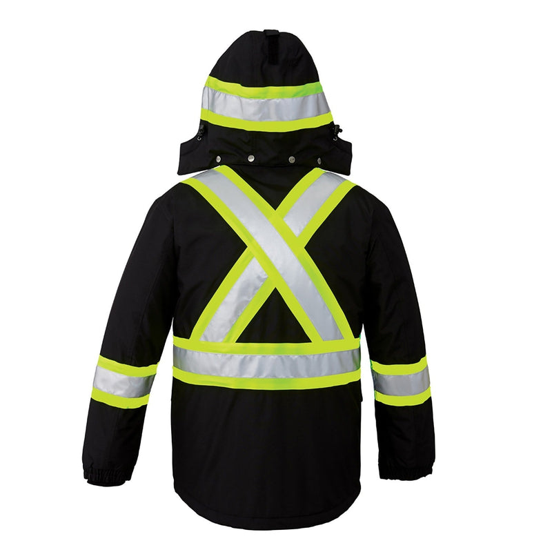 Load image into Gallery viewer, L01250 - Armour - Hi-Vis Insulated Parka w/ Detachable Hood