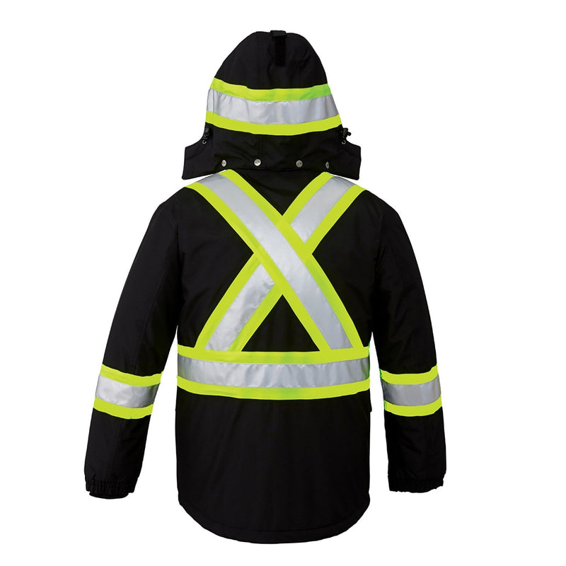 Load image into Gallery viewer, L01250 - Armour - Hi-Vis Insulated Parka w/ Detachable Hood
