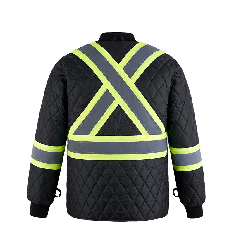 Load image into Gallery viewer, L01277 - Peterbuilt - Hi-Vis 3 in 1 Bomber Jacket w/ Detachable Hood
