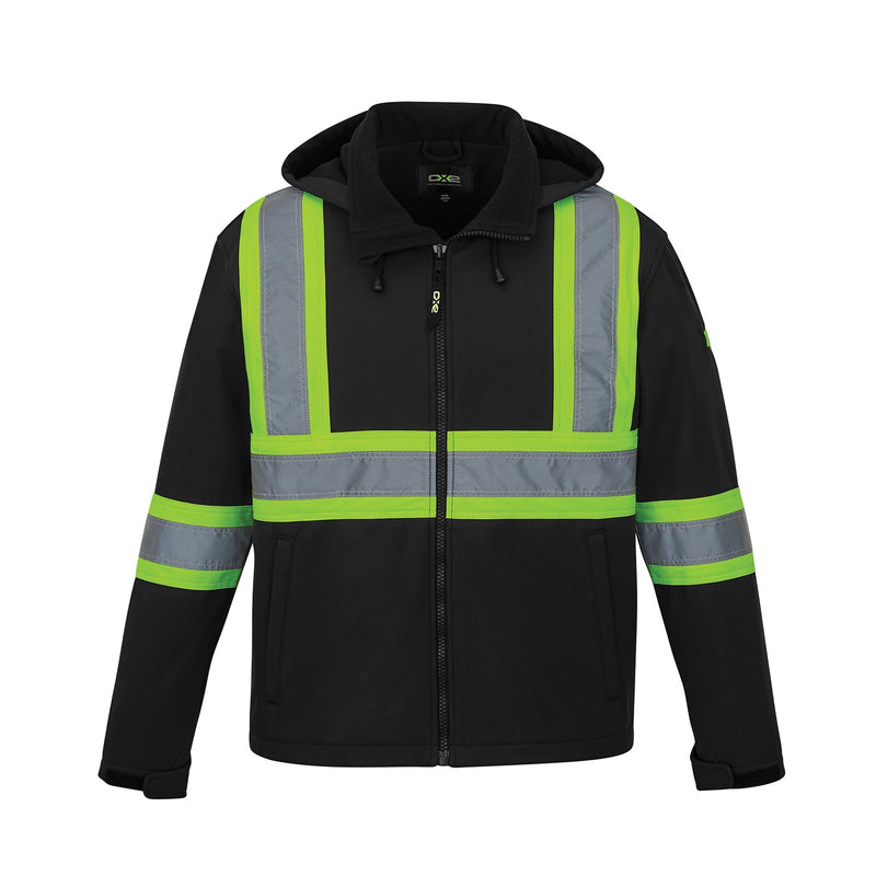 Load image into Gallery viewer, L01305 - Shield - Hi-Vis Softshell Jacket w/ Detachable Hood