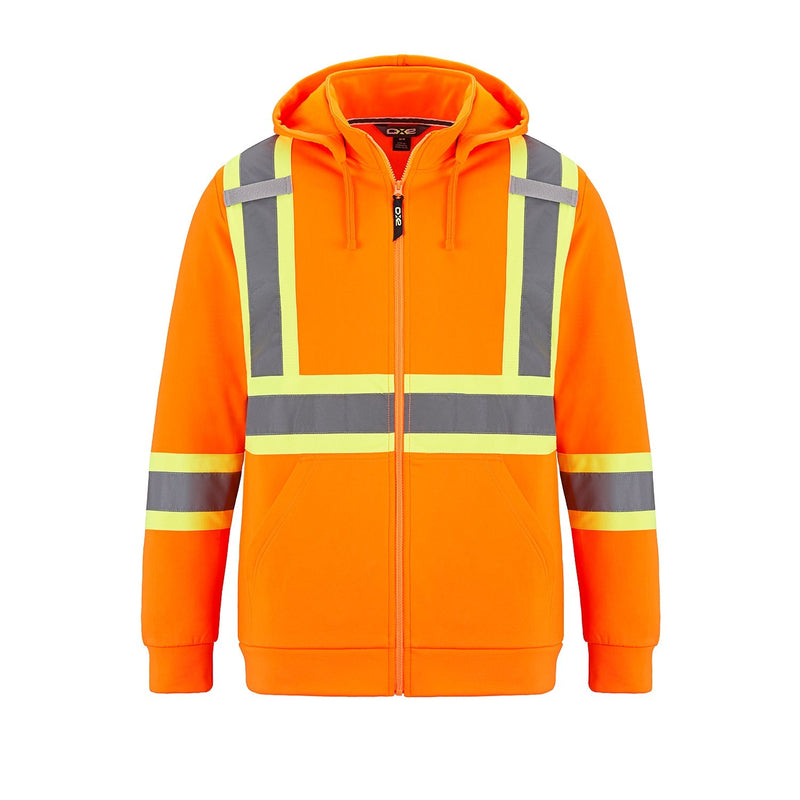 Load image into Gallery viewer, L01380 - Infinity - Hi-Vis Full Zip Hooded Sweatshirt w/ Detachable Hood