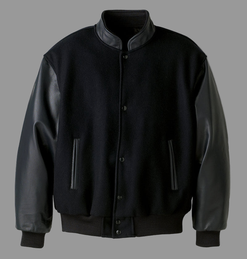 Chargez l'image dans la visionneuse de la galerie, L0214Y - DISCONTINUED - Youth Melton & Leather Jacket