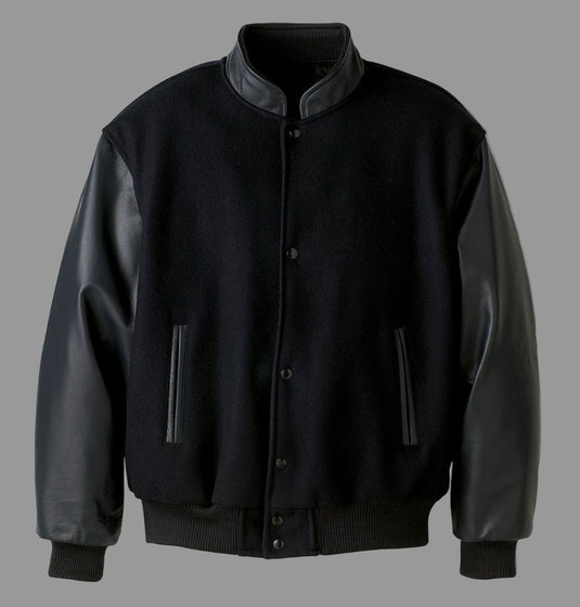 L0214Y - DISCONTINUED - Youth Melton & Leather Jacket