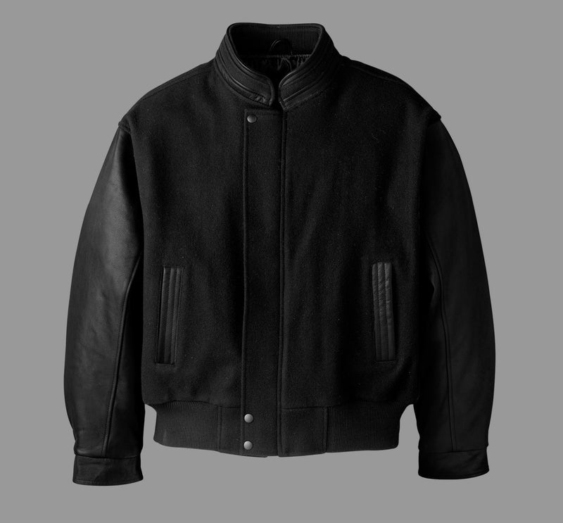 Chargez l'image dans la visionneuse de la galerie, L0227Y - DISCONTINUED - Youth Melton & Leather Jacket