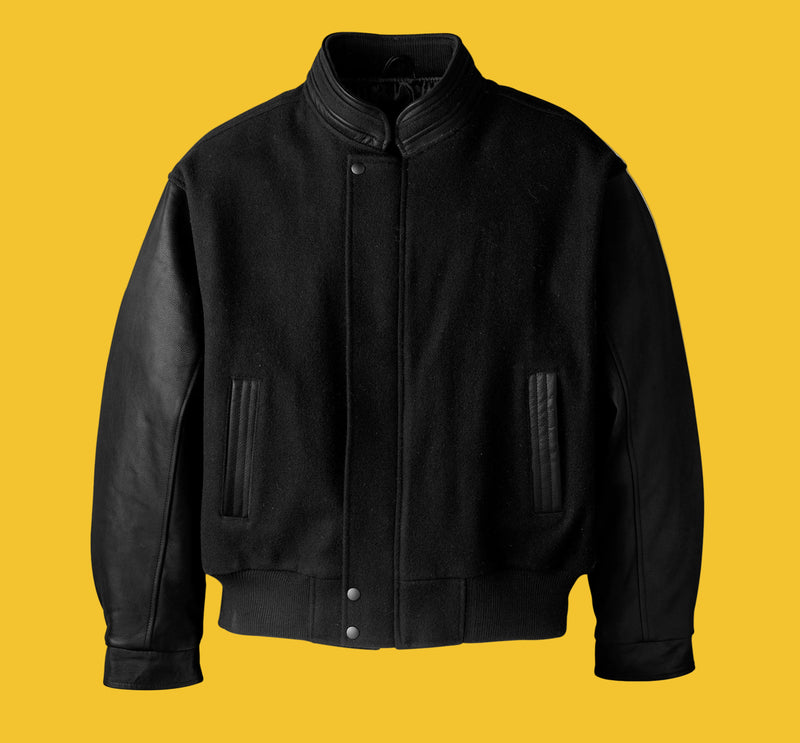 Chargez l'image dans la visionneuse de la galerie, L0227Y - DISCONTINUED - Youth Melton & Leather Jacket