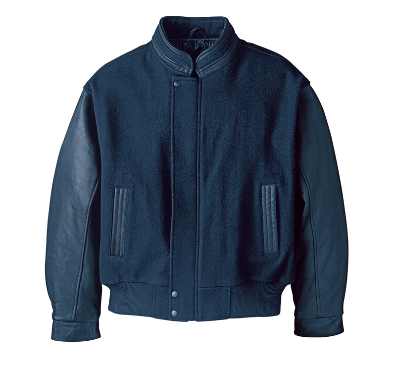 Load image into Gallery viewer, L0227Y - DISCONTINUED - Youth Melton & Leather Jacket