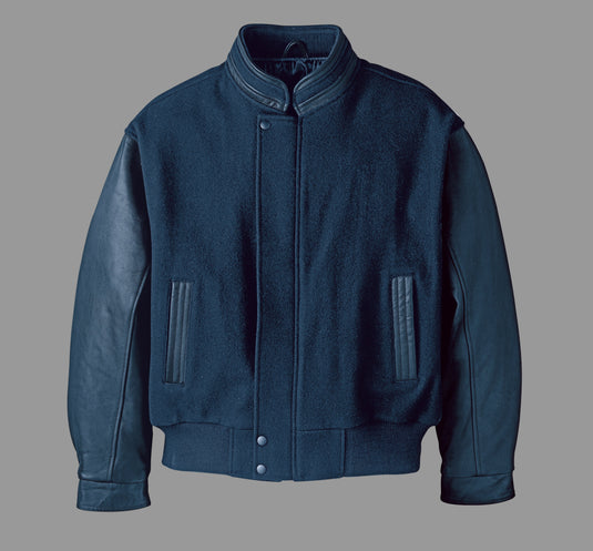 L0227Y - DISCONTINUED - Youth Melton & Leather Jacket