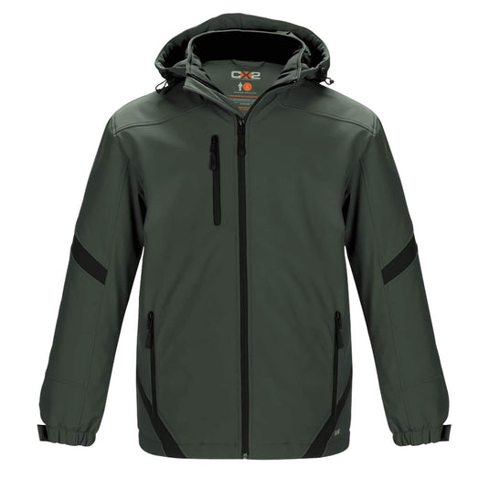 L03200 - Typhoon - Men's Insulated Softshell Jacket w/ Detachable Hood