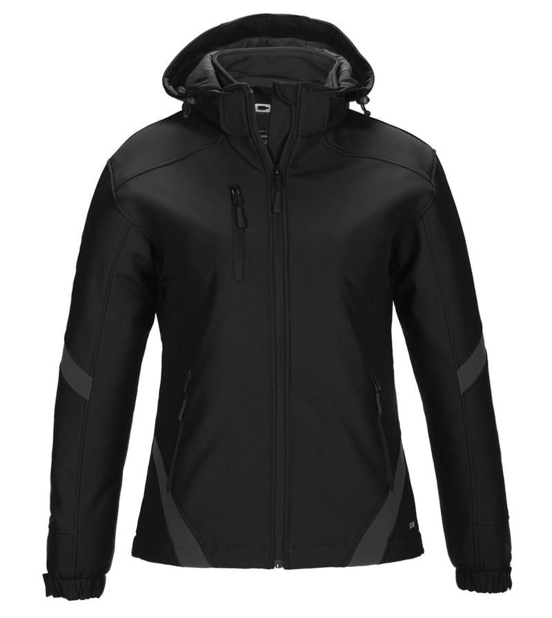 Chargez l'image dans la visionneuse de la galerie, L03201 - Typhoon - Blouson Softshell Isolé avec Capuchon Amovible pour Femme