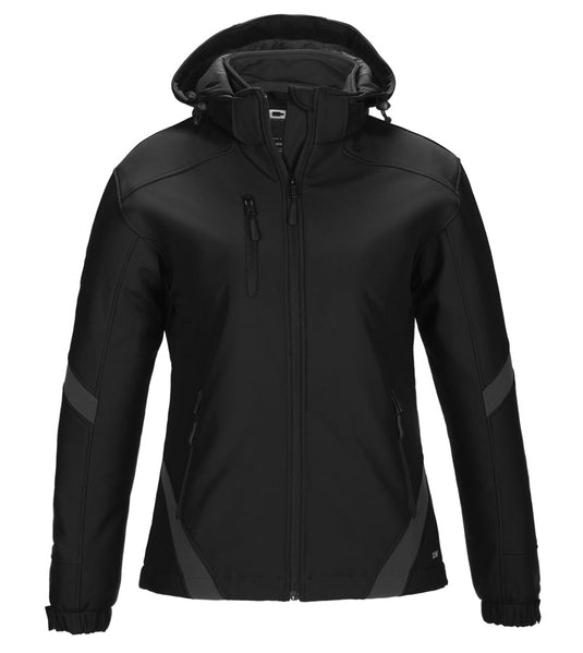 L03201 - Typhoon - Blouson Softshell Isolé avec Capuchon Amovible pour Femme
