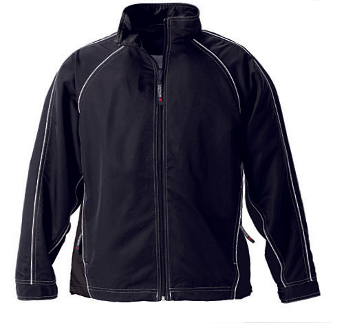 Women's Athletic Zip-Up Jacket in Black