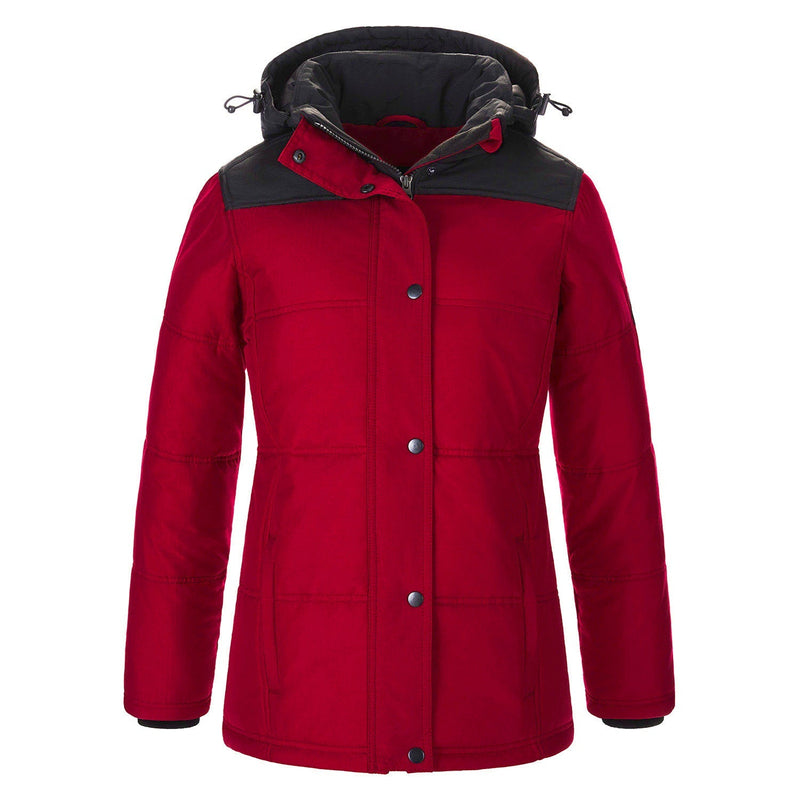 Load image into Gallery viewer, L06026 - Nunavut - Ladies Puffy Coat w/ Detachable Hood