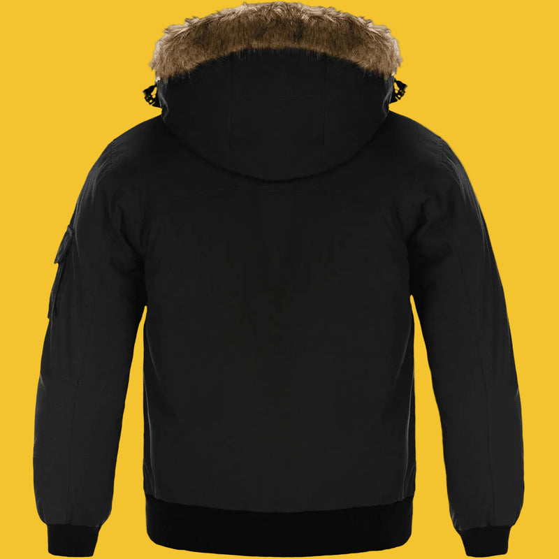 Load image into Gallery viewer, L06075 - Intense - DISCONTINUED - Men's Cold Weather Bomber Jacket w/ Detachable Hood