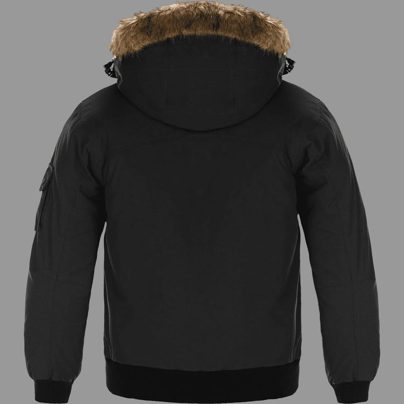 Load image into Gallery viewer, L06075 - Intense - DISCONTINUED - Men's Cold Weather Bomber Jacket w/ Detachable Hood