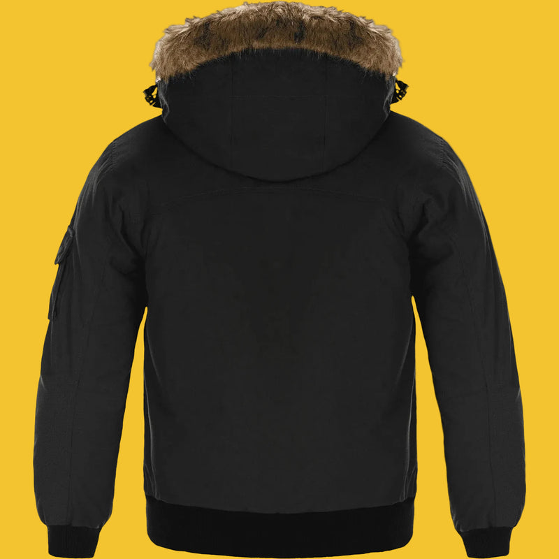 Load image into Gallery viewer, L06075 - Intense - DISCONTINUED - Men's Cold Weather Bomber Jacket w/ Detachable Hood