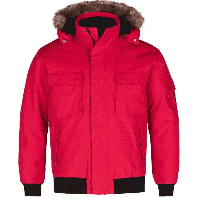 Load image into Gallery viewer, L06075 - Intense - Men's Cold Weather Bomber Jacket w/ Detachable Hood
