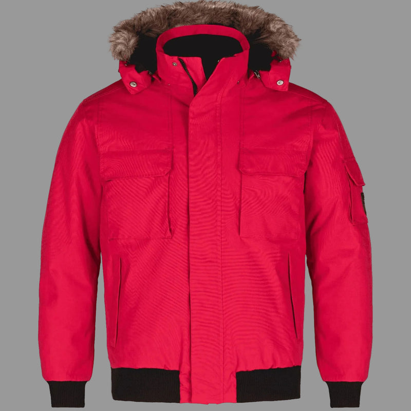 Load image into Gallery viewer, L06075 - Intense - DISCONTINUED - Men's Cold Weather Bomber Jacket w/ Detachable Hood
