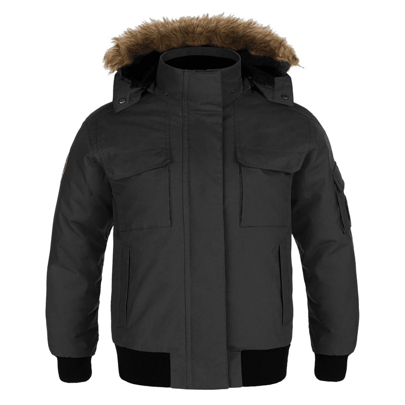 Load image into Gallery viewer, L06076 - Intense - Ladies Cold Weather Bomber Jacket w/ Detachable Hood