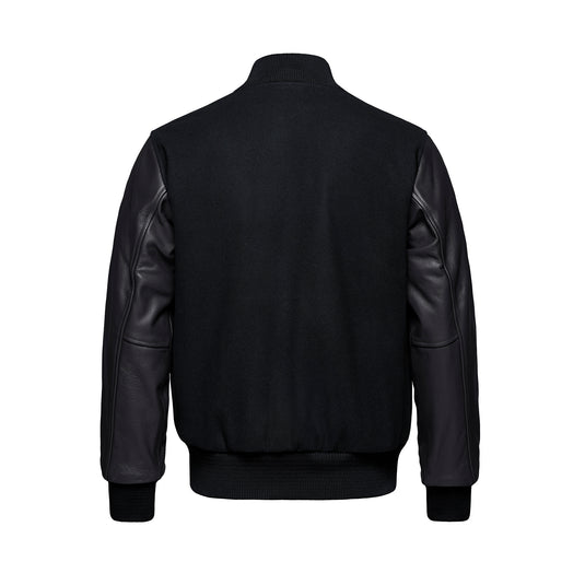 L06085 - Varsity - Melton and Leather Varsity Jacket