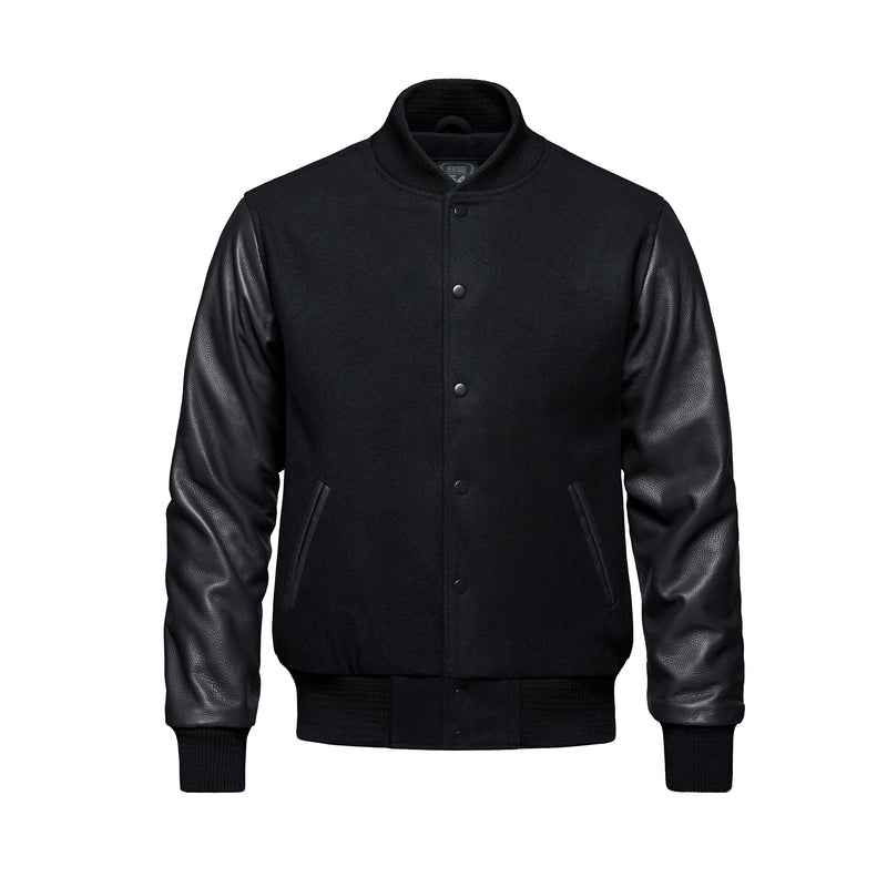 Load image into Gallery viewer, L06085 - Varsity - Melton and Leather Varsity Jacket