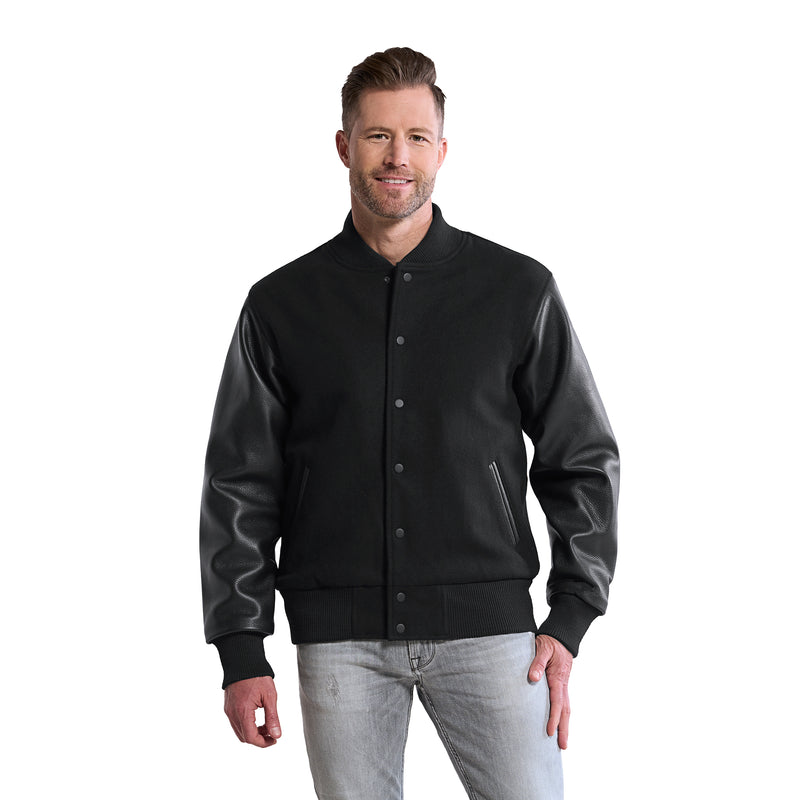 Load image into Gallery viewer, L06085 - Varsity - Melton and Leather Varsity Jacket