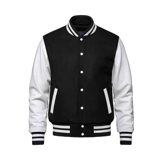 L06085 - Varsity - Melton and Leather Varsity Jacket