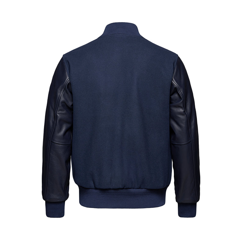 Load image into Gallery viewer, L06085Y - Varsity - YOUTH Melton and Leather Varsity Jacket