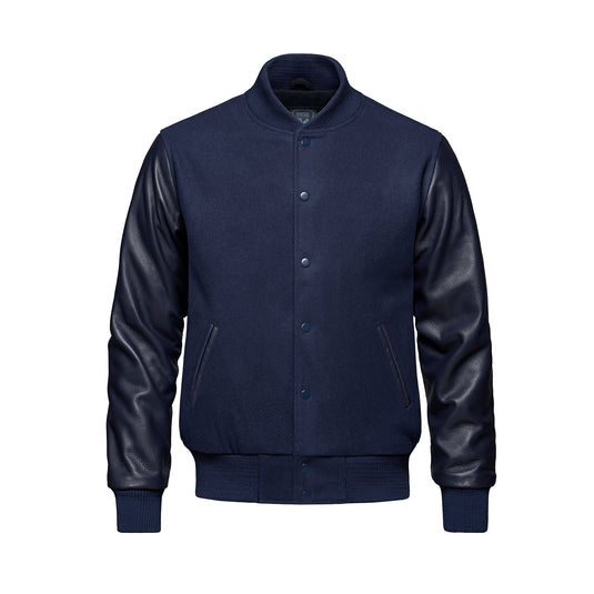 L06085Y - Varsity - YOUTH Melton and Leather Varsity Jacket