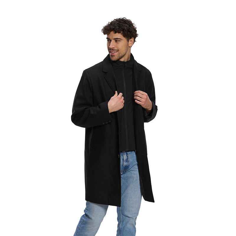 Load image into Gallery viewer, L06090 - Regent - Melton Coat with Removable Collar