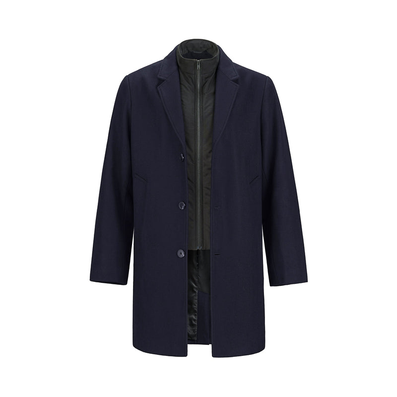 Load image into Gallery viewer, L06090 - Regent - Melton Coat with Removable Collar