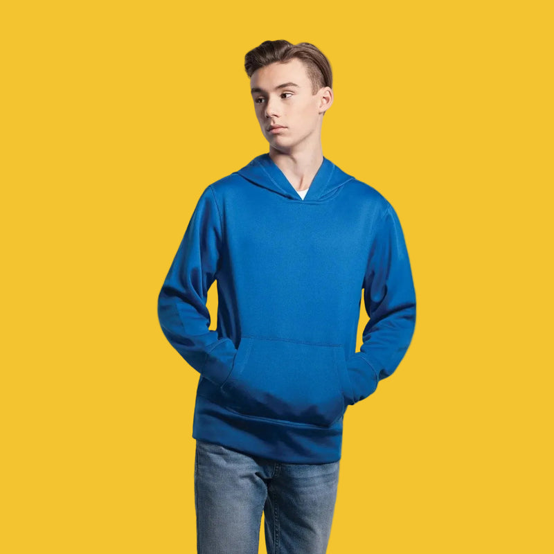 Load image into Gallery viewer, L0687Y - Palm Aire - Youth Polyester Pullover Hooded Sweatshirt