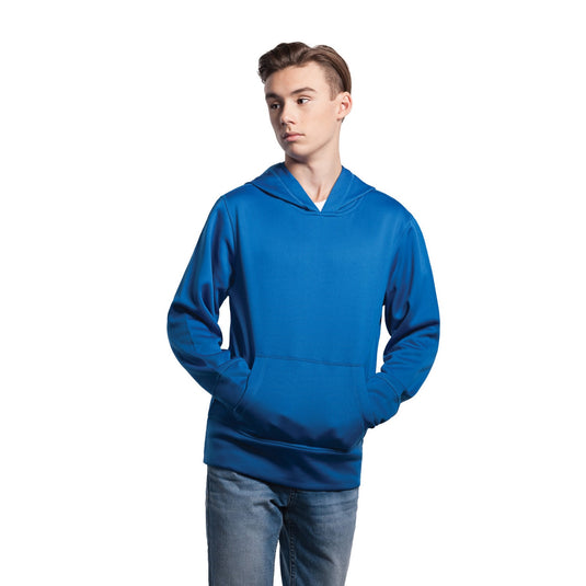 L0687Y - Palm Aire - DISCONTINUED - Youth Polyester Pullover Hooded Sweatshirt