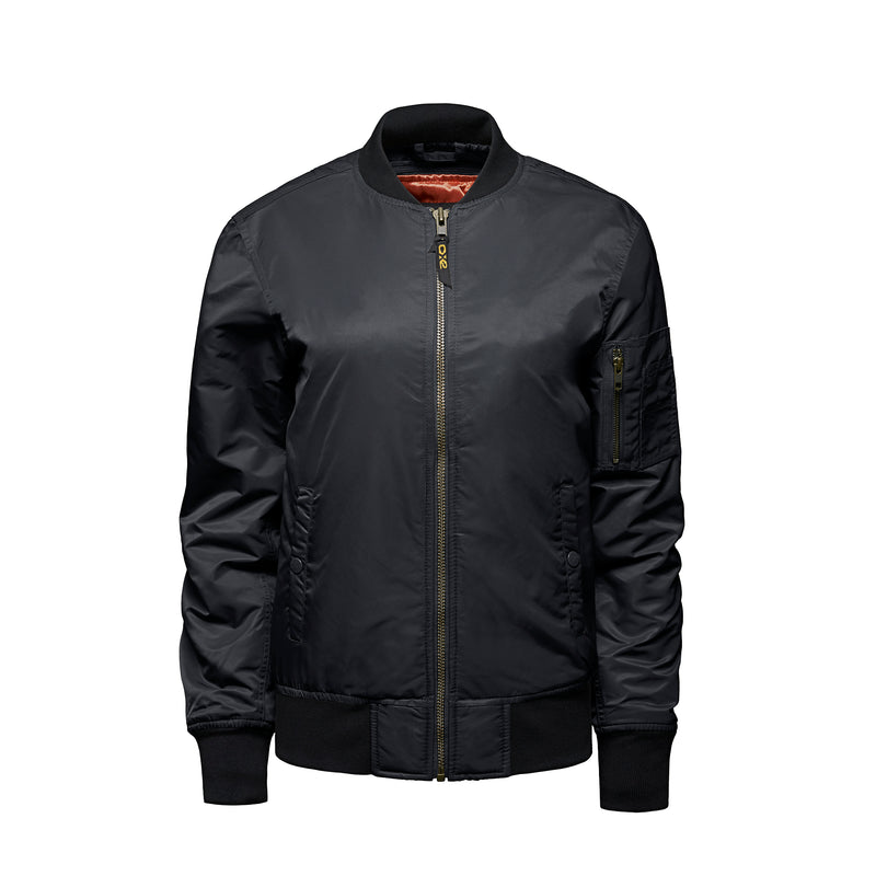 Chargez l'image dans la visionneuse de la galerie, L09301 - Bomber - Blouson Aviateur Isolé pour Femme