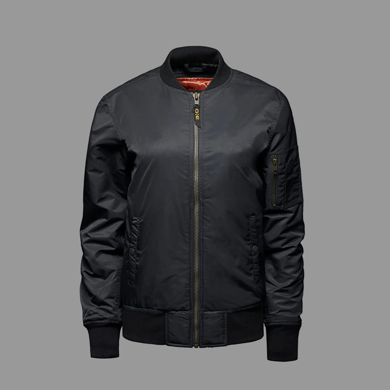 Chargez l'image dans la visionneuse de la galerie, L09301 - Bomber - Blouson Aviateur Isolé pour Femme