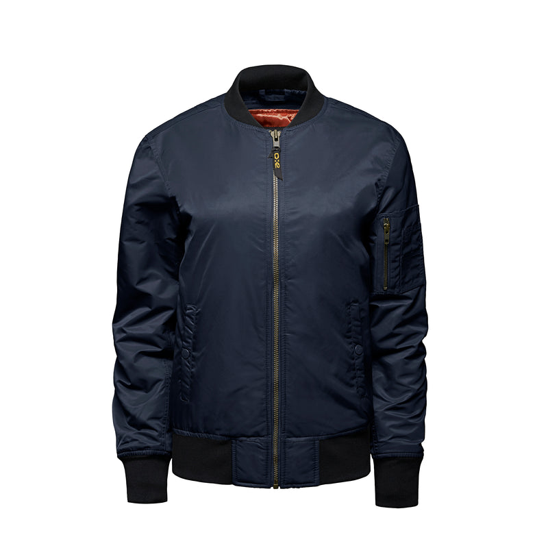 Chargez l'image dans la visionneuse de la galerie, L09301 - Bomber - Blouson Aviateur Isolé pour Femme