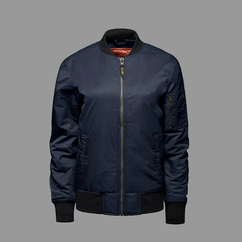 Chargez l'image dans la visionneuse de la galerie, L09301 - Bomber - Blouson Aviateur Isolé pour Femme