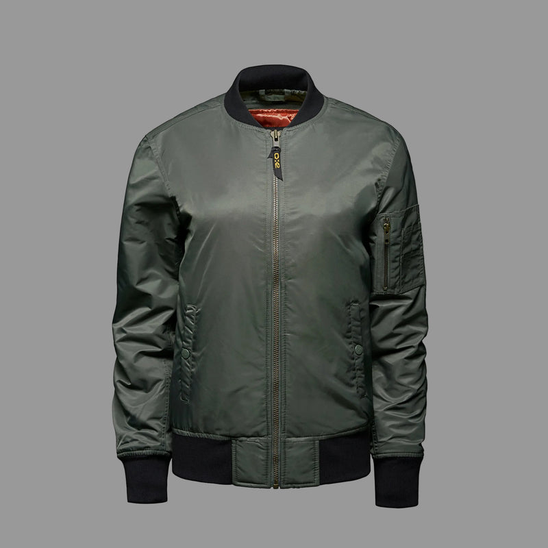 Chargez l'image dans la visionneuse de la galerie, L09301 - Bomber - Blouson Aviateur Isolé pour Femme