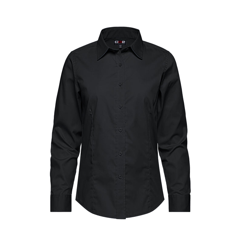 Load image into Gallery viewer, S04601 - Camden - Ladies Poly-Cotton Twill Long Sleeve Easy-Care Shirt