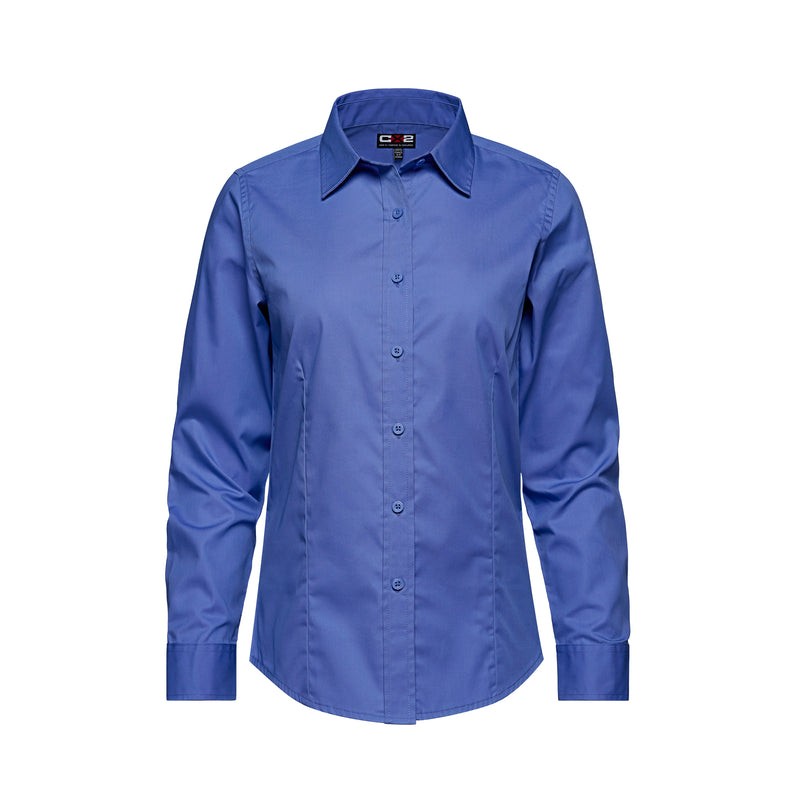 Load image into Gallery viewer, S04601 - Camden - Ladies Poly-Cotton Twill Long Sleeve Easy-Care Shirt