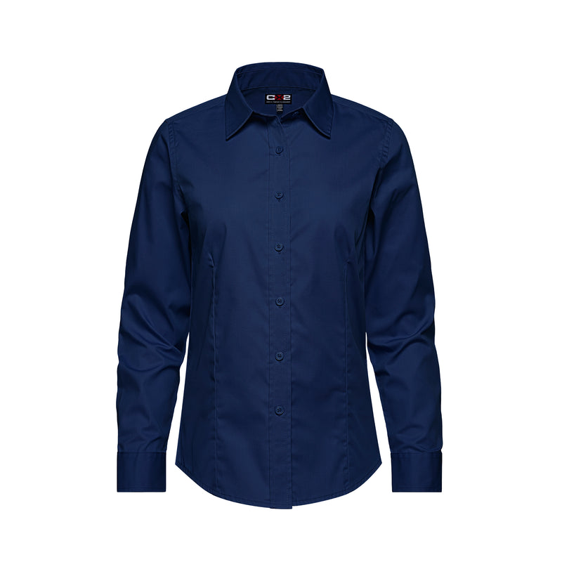 Load image into Gallery viewer, S04601 - Camden - Ladies Poly-Cotton Twill Long Sleeve Easy-Care Shirt