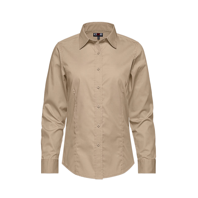 Load image into Gallery viewer, S04601 - Camden - Ladies Poly-Cotton Twill Long Sleeve Easy-Care Shirt