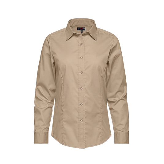 S04601 - Camden - Ladies Poly-Cotton Twill Long Sleeve Easy-Care Shirt