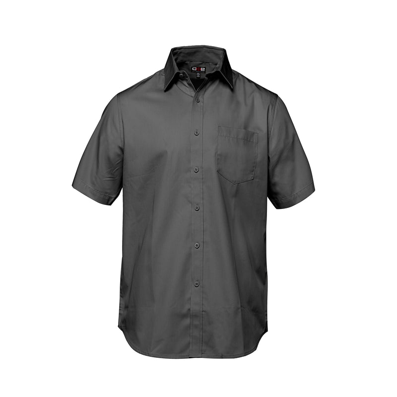 Chargez l'image dans la visionneuse de la galerie, S04605 - ASHTON - Poly Cotton Twill Short Sleeve Easy-Care Shirt