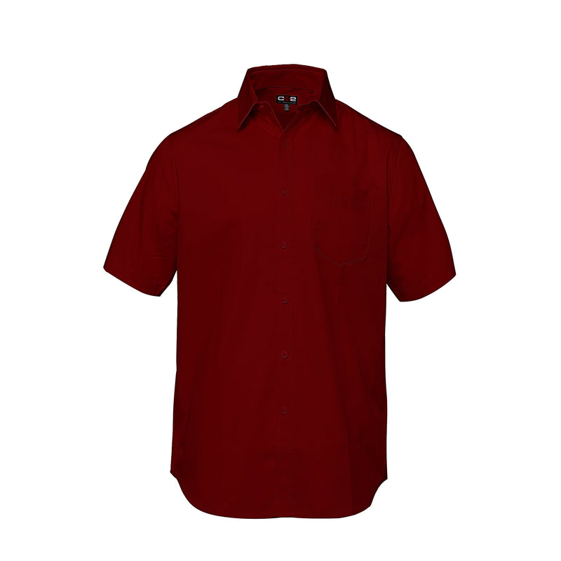 Chargez l'image dans la visionneuse de la galerie, S04605 - ASHTON - Poly Cotton Twill Short Sleeve Easy-Care Shirt