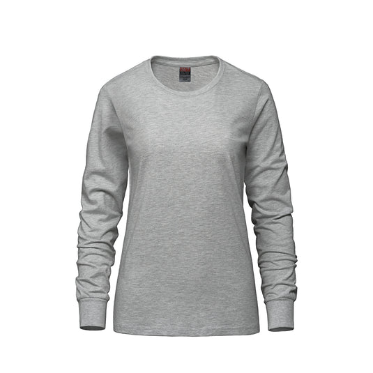 S05616 - Breeze - T-Shirt pour Femme à Col Rond et Manches Longues en Coton