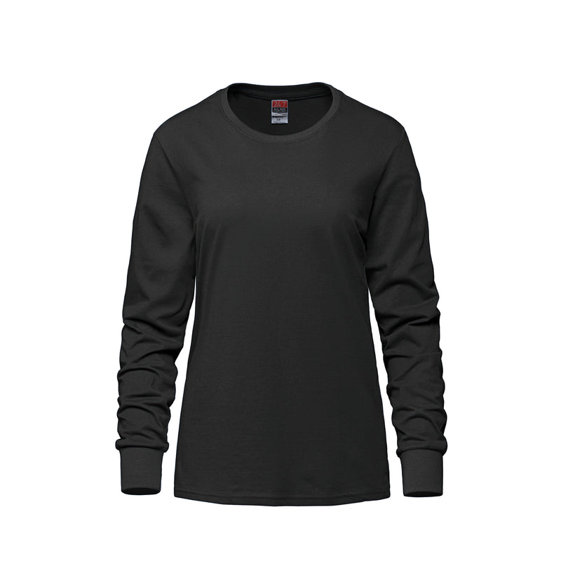 Chargez l'image dans la visionneuse de la galerie, S05616 - Breeze - T-Shirt pour Femme à Col Rond et Manches Longues en Coton