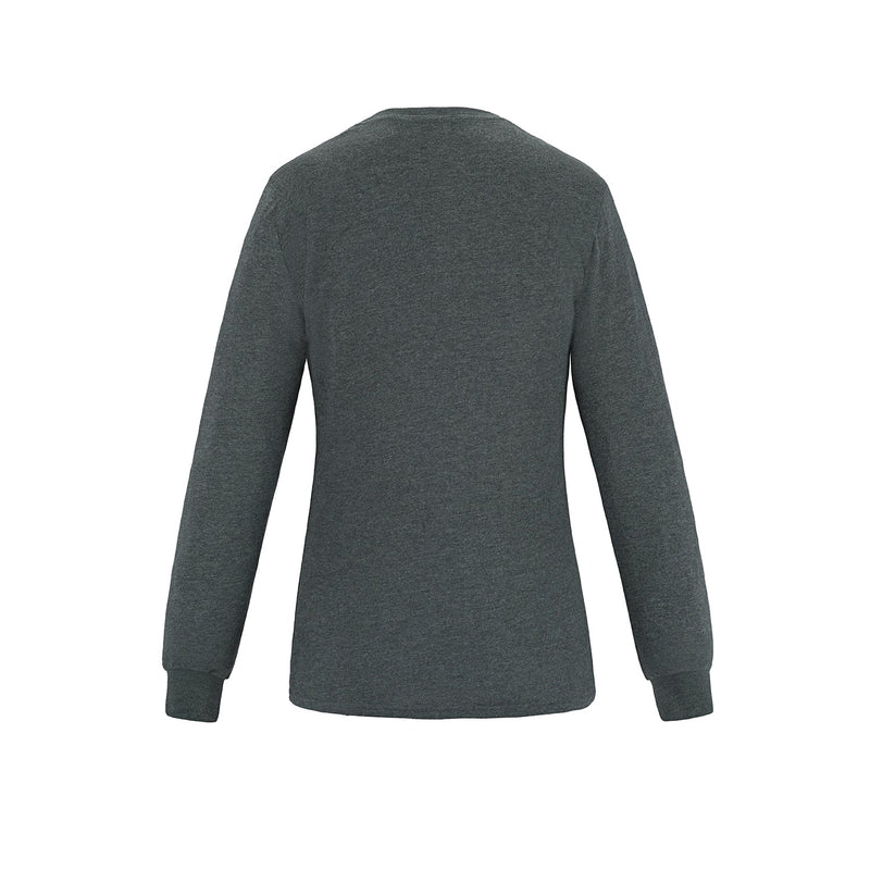 Chargez l'image dans la visionneuse de la galerie, S05616 - Breeze - T-Shirt pour Femme à Col Rond et Manches Longues en Coton
