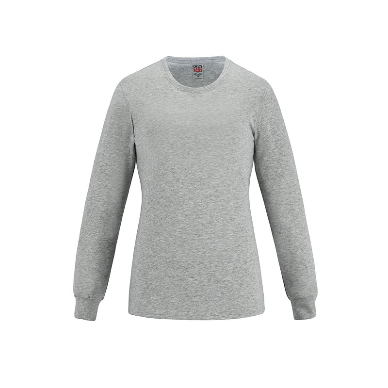 Load image into Gallery viewer, S05616 - Breeze - Ladies RING SPUN Combed Cotton Long Sleeve Crewneck T-Shirt
